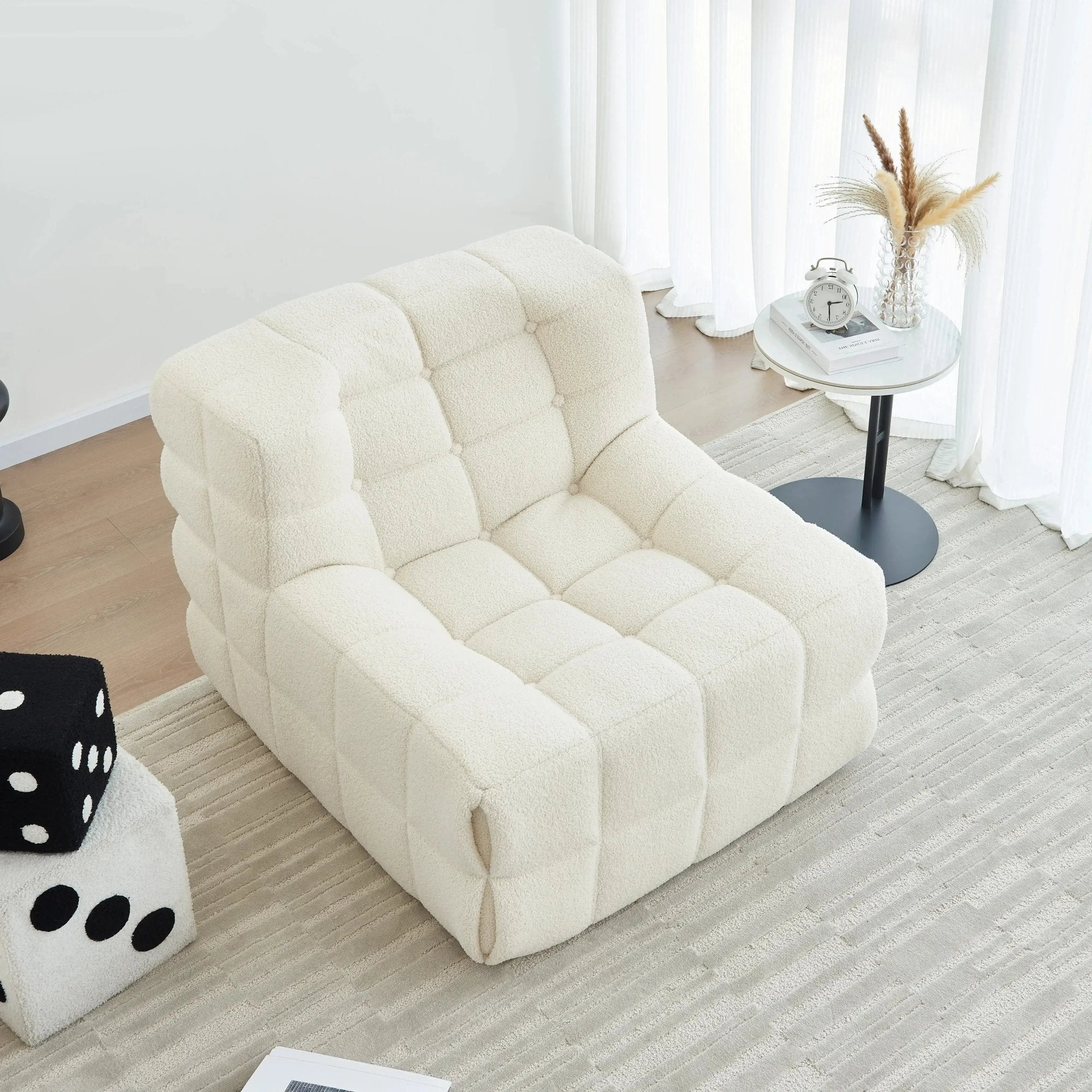 Luxury Modern Single Sofa | Vacuum Compressed | Modular Design | Free Delivery Australia - Wide | 3 - Year Warranty - 路卡萨家具工厂