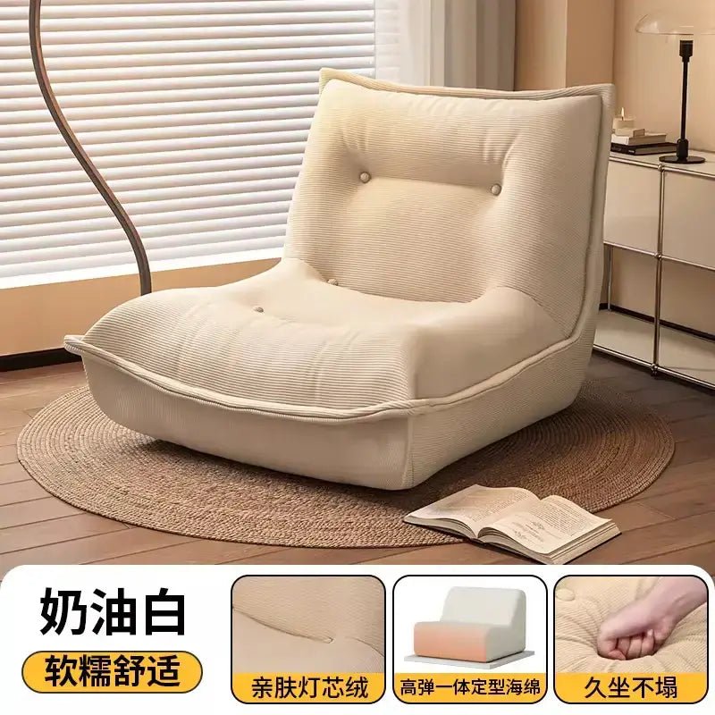 Reclining Leisure Sofa Chair | Bedroom, Living Room & Balcony | Tatami Nap Chair | Free Delivery Australia - Wide | 3 - Year Warranty - 路卡萨家具工厂